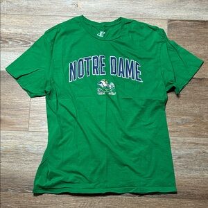 Logo Athletic Green Notre Dame Tee
